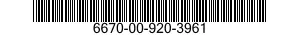 6670-00-920-3961  6670009203961 009203961