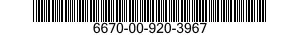 6670-00-920-3967 PIVOT BEARING 6670009203967 009203967