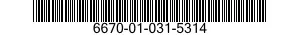 6670-01-031-5314  6670010315314 010315314