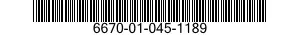 6670-01-045-1189  6670010451189 010451189