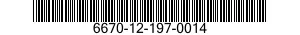 6670-12-197-0014 TESTER,SPRING RESILIENCY 6670121970014 121970014