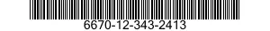 6670-12-343-2413 SCALE,WEIGHING 6670123432413 123432413