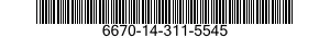 6670-14-311-5545  6670143115545 143115545