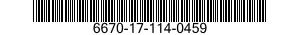 6670-17-114-0459 WEIGHT,BALANCE 6670171140459 171140459