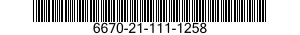 6670-21-111-1258  6670211111258 211111258