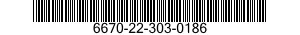 6670-22-303-0186  6670223030186 223030186