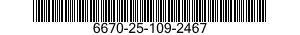 6670-25-109-2467 SCALE,MAIL AND PARCEL POST 6670251092467 251092467