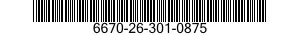 6670-26-301-0875 SCALE,WEIGHING 6670263010875 263010875