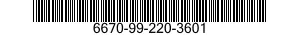 6670-99-220-3601  6670992203601 992203601