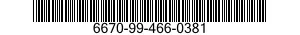 6670-99-466-0381 SCALE,COMPUTING 6670994660381 994660381