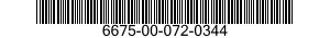 6675-00-072-0344  6675000720344 000720344