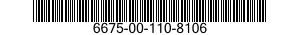 6675-00-110-8106 PROTRACTOR,SEMICIRCULAR 6675001108106 001108106