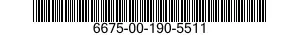6675-00-190-5511  6675001905511 001905511