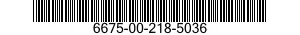 6675-00-218-5036  6675002185036 002185036