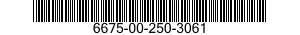 6675-00-250-3061 PROTRACTOR,SEMICIRCULAR 6675002503061 002503061