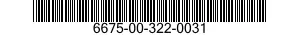 6675-00-322-0031  6675003220031 003220031