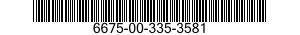 6675-00-335-3581  6675003353581 003353581