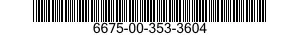 6675-00-353-3604  6675003533604 003533604
