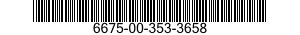 6675-00-353-3658  6675003533658 003533658