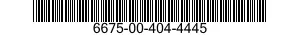 6675-00-404-4445  6675004044445 004044445