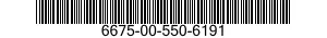 6675-00-550-6191  6675005506191 005506191