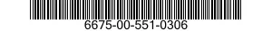 6675-00-551-0306  6675005510306 005510306