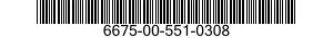 6675-00-551-0308  6675005510308 005510308