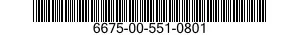 6675-00-551-0801  6675005510801 005510801