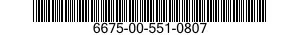 6675-00-551-0807  6675005510807 005510807