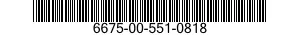 6675-00-551-0818  6675005510818 005510818