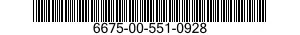 6675-00-551-0928  6675005510928 005510928