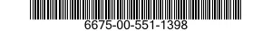 6675-00-551-1398  6675005511398 005511398