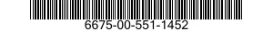 6675-00-551-1452  6675005511452 005511452