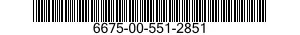 6675-00-551-2851  6675005512851 005512851