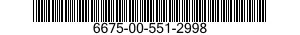 6675-00-551-2998  6675005512998 005512998