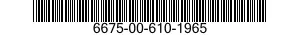 6675-00-610-1965  6675006101965 006101965