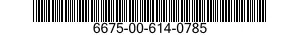 6675-00-614-0785  6675006140785 006140785