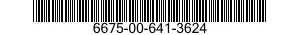6675-00-641-3624 REPAIR KIT,STEREOPLOTTER,PROJECTION 6675006413624 006413624