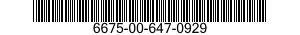 6675-00-647-0929  6675006470929 006470929