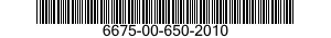 6675-00-650-2010  6675006502010 006502010