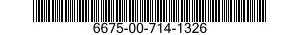 6675-00-714-1326  6675007141326 007141326