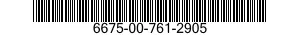 6675-00-761-2905  6675007612905 007612905