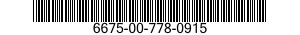 6675-00-778-0915  6675007780915 007780915