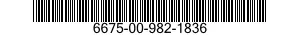 6675-00-982-1836  6675009821836 009821836
