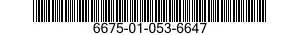 6675-01-053-6647  6675010536647 010536647