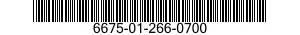 6675-01-266-0700 GRAPHIC QUANTITY PR 6675012660700 012660700