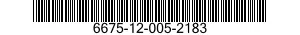 6675-12-005-2183  6675120052183 120052183