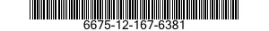 6675-12-167-6381  6675121676381 121676381