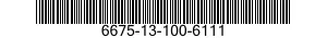6675-13-100-6111  6675131006111 131006111