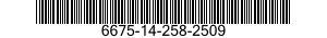 6675-14-258-2509  6675142582509 142582509